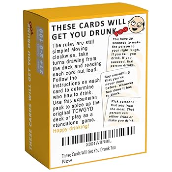 These Cards Will Get You Drunk Too - Drinking Party Card Game - 18+ Only