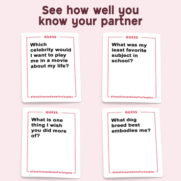 The Ultimate Game for Couples – Love, Laughs & a Little Competition - Couples Card Game - 18+ Only