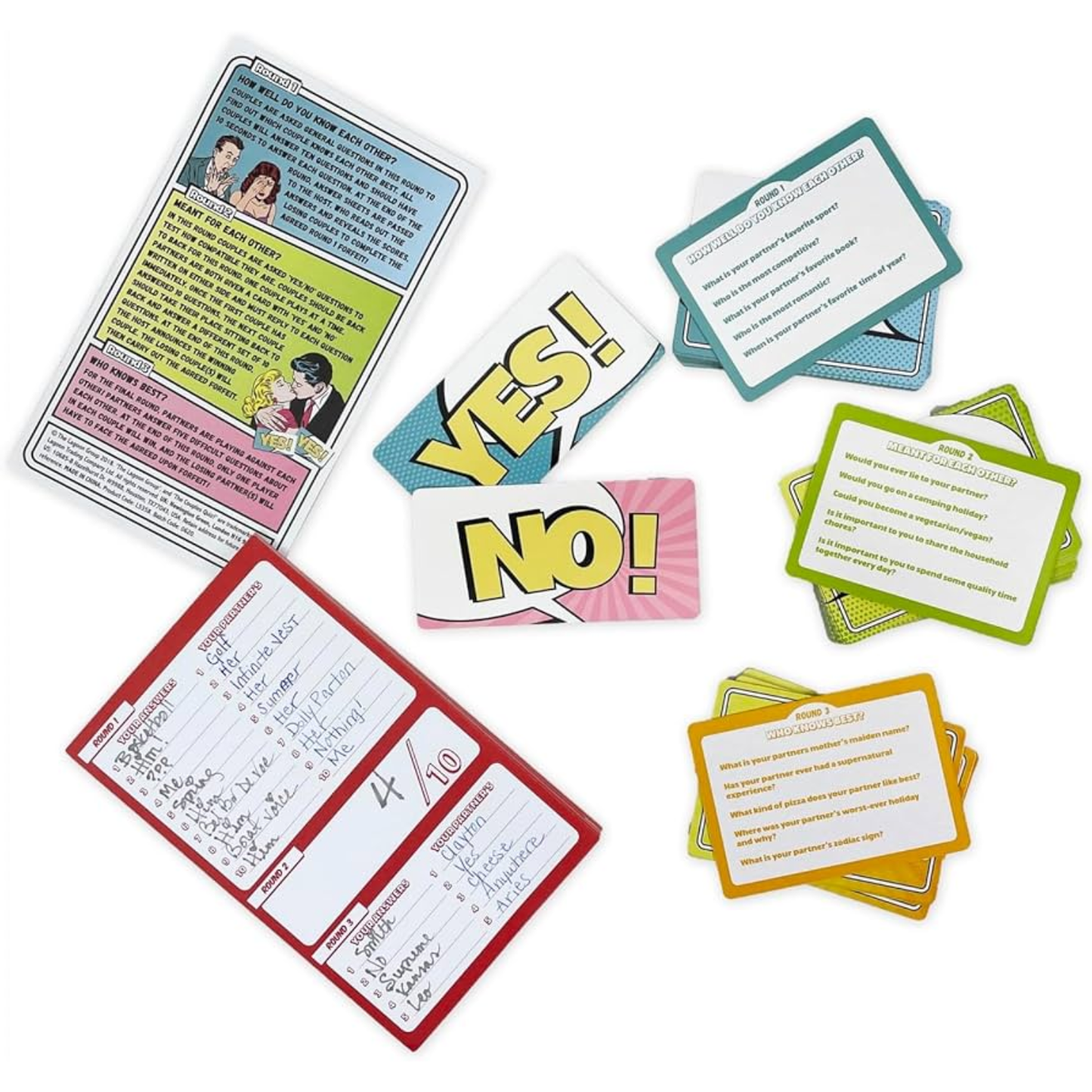 The Couples Quiz โ Multi Couple Card Game - 18+ Only
