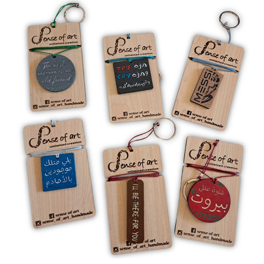 Meaningful Handmade Wooden Keychains