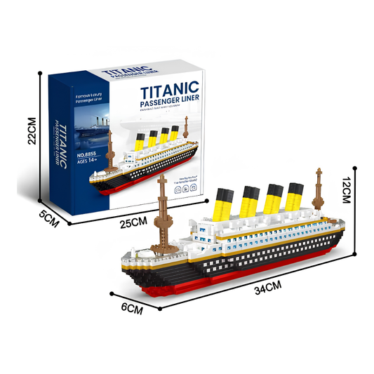 Titanic Passenger Liner Building Blocks – 1885 Pieces