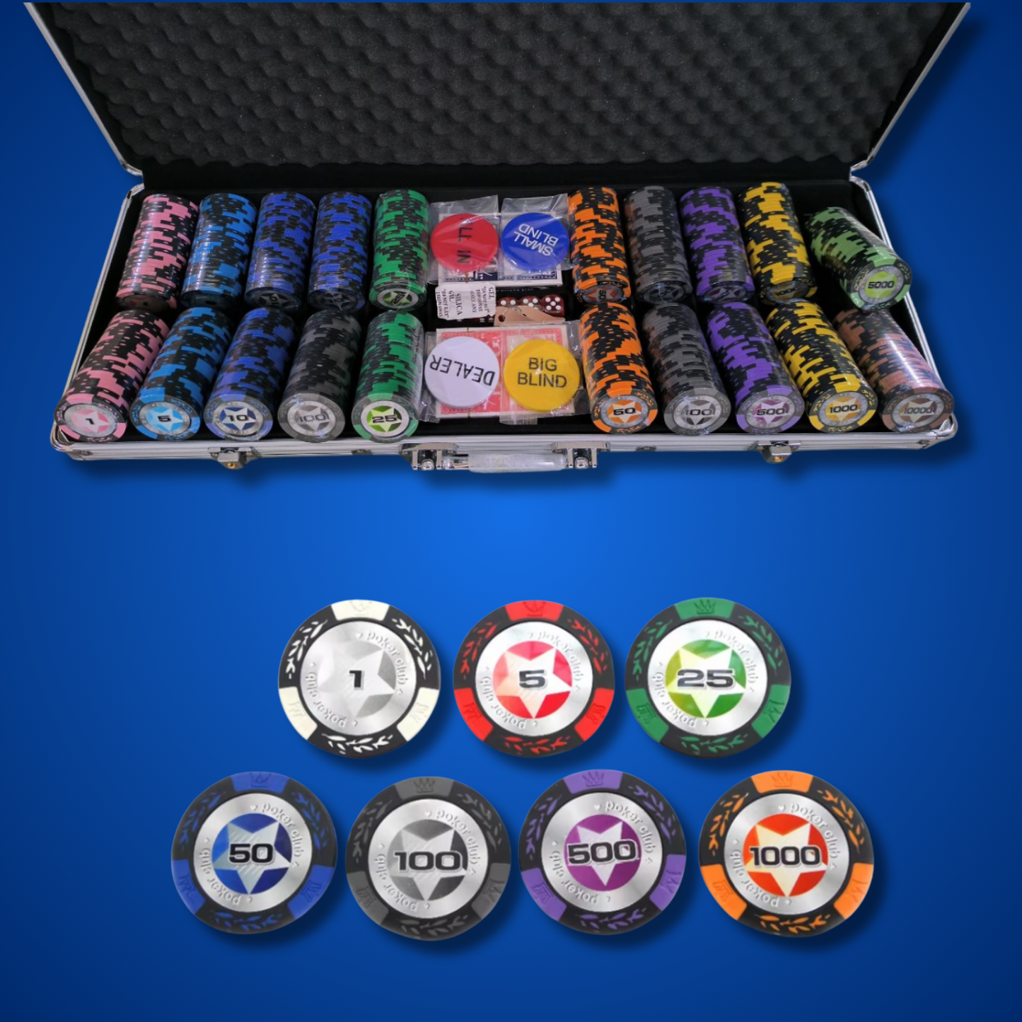 BCG Poker Chips Set 500