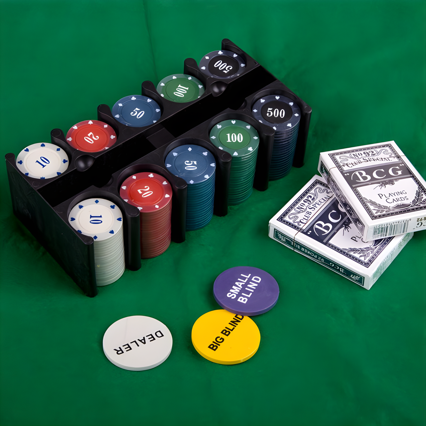 Poker Chips Set – 200 Pieces