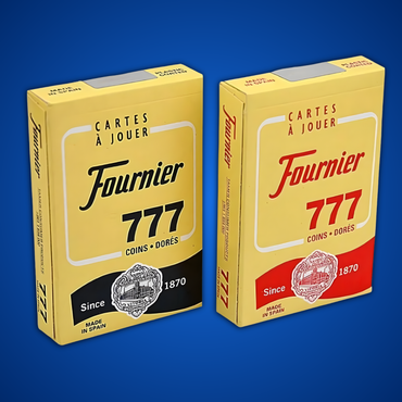 100% Original Fournier 777 - Gold-Edged Playing Cards