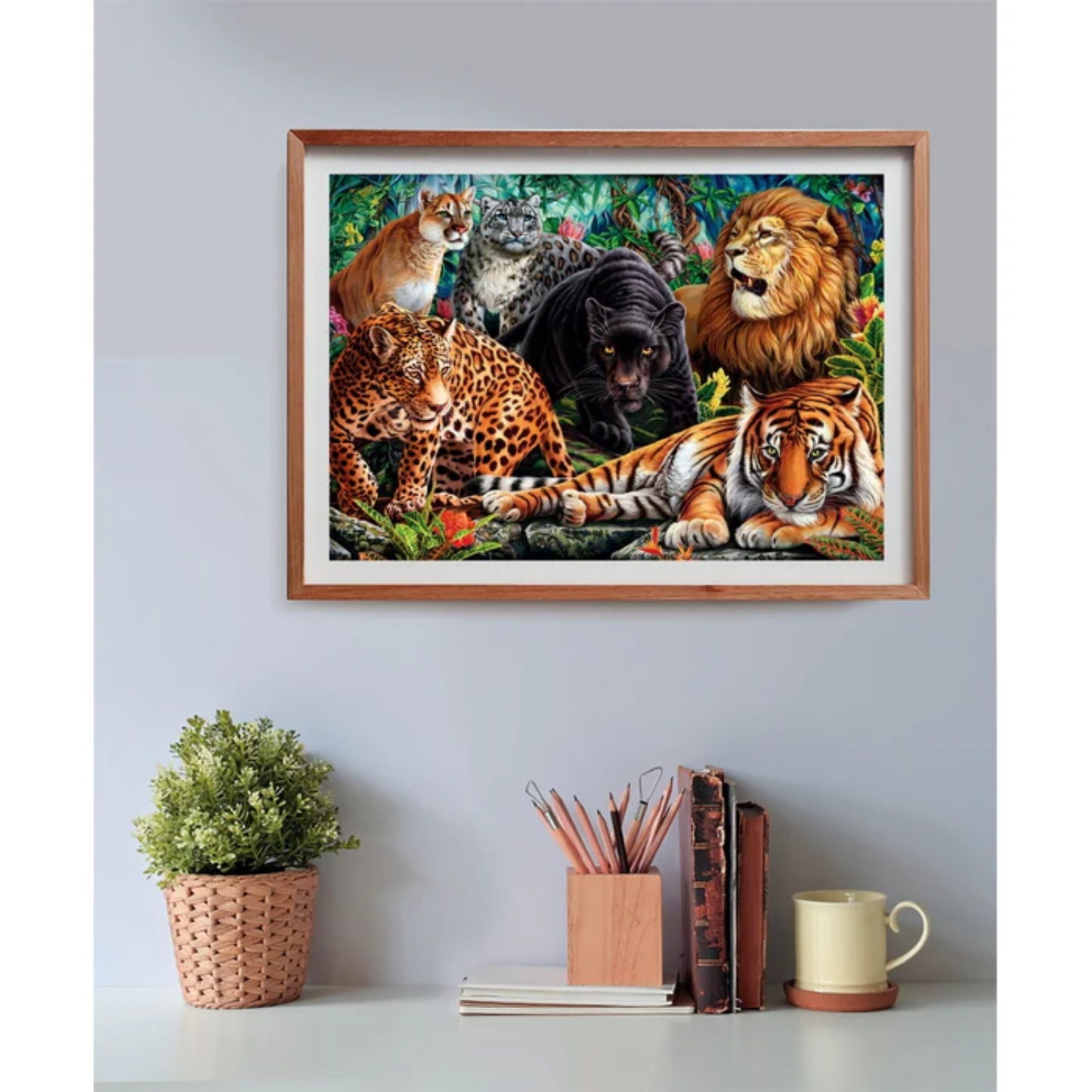 Clementoni Puzzles - Majestic Wild Cats – 500 Pieces