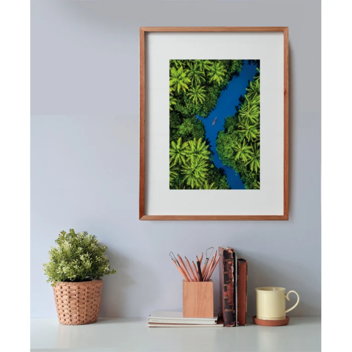 Clementoni Puzzles - Tropical River Aerial View – 500 Pieces