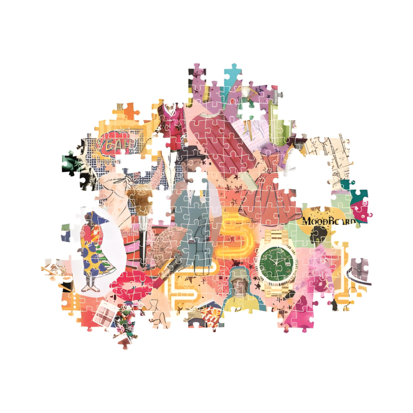 Clementoni More Is More: Fashion & Design – 1000-Piece Puzzle