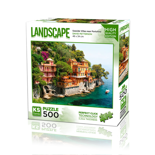 Seaside Villas near Portofino (500 Pieces)
