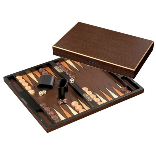 Wooden Backgammon Set – Magnetic Case