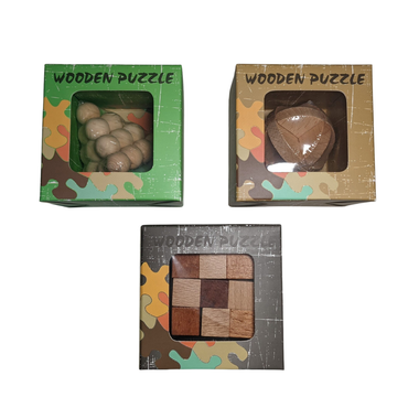 Wooden Puzzle Brain Teaser