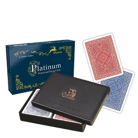 Modiano Platinum β Double Deck (100% Plastic)