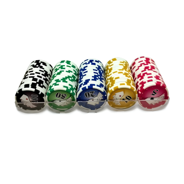 100-Piece ABS Poker Chips Set 100-Piece ABS Poker Chips Set
