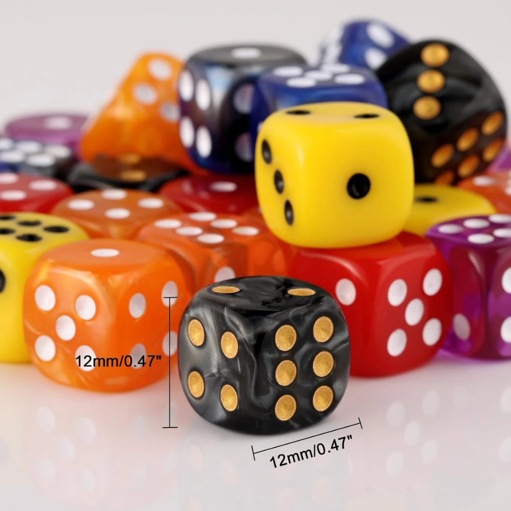 Pearl Dice - 12mm