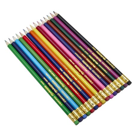 15 Erasable Colored Pencils