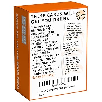 These Cards Will Get You Drunk - Drinking Party Game - 18+ Only