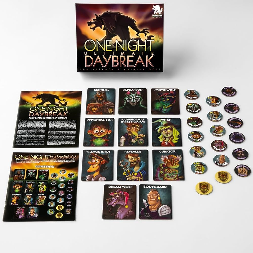One Night Ultimate Daybreak - Hidden-Identity Card Game