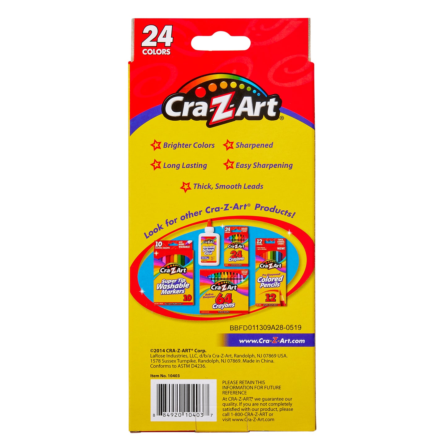 24 Colored Pencils