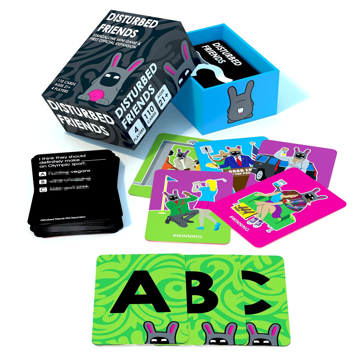 Disturbed Friends - Hilarious Party Card Game - 18 + Only
