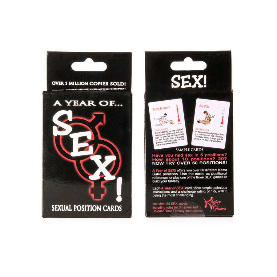 A Year of Sex – Adult Card Game - 18+ Only