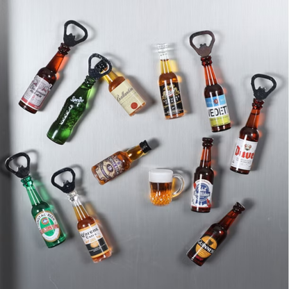 Bottle Opener & Beer Fridge Magnets