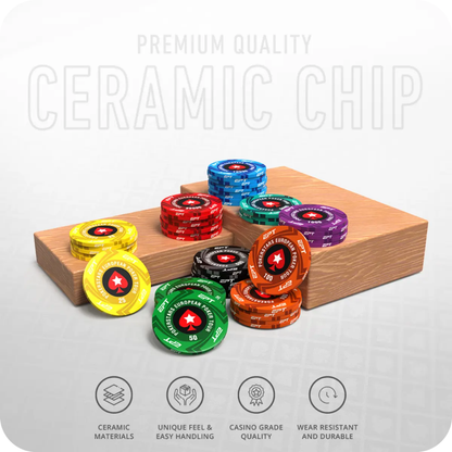 EPT PokerStars Ceramic Poker Chips Set - 500