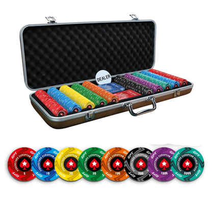 EPT PokerStars Ceramic Poker Chips Set - 500