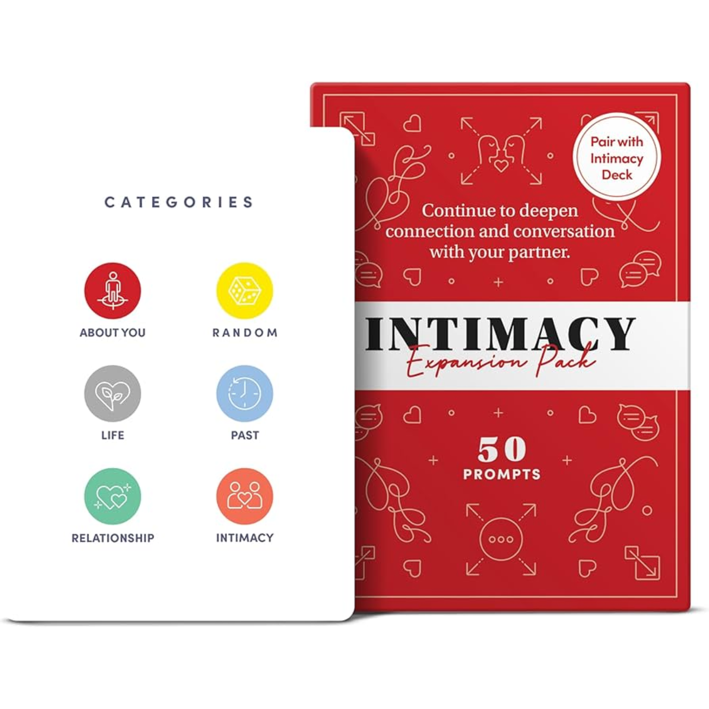 Intimacy – 150 Prompts for Deeper Connection - Couples Card Game - 16+