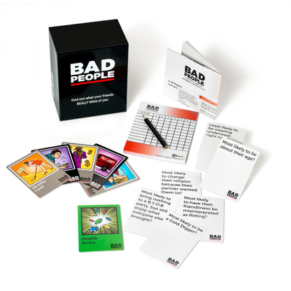 Bad People - Find out what your friends really think of you - Party Card Game - 17+ Only
