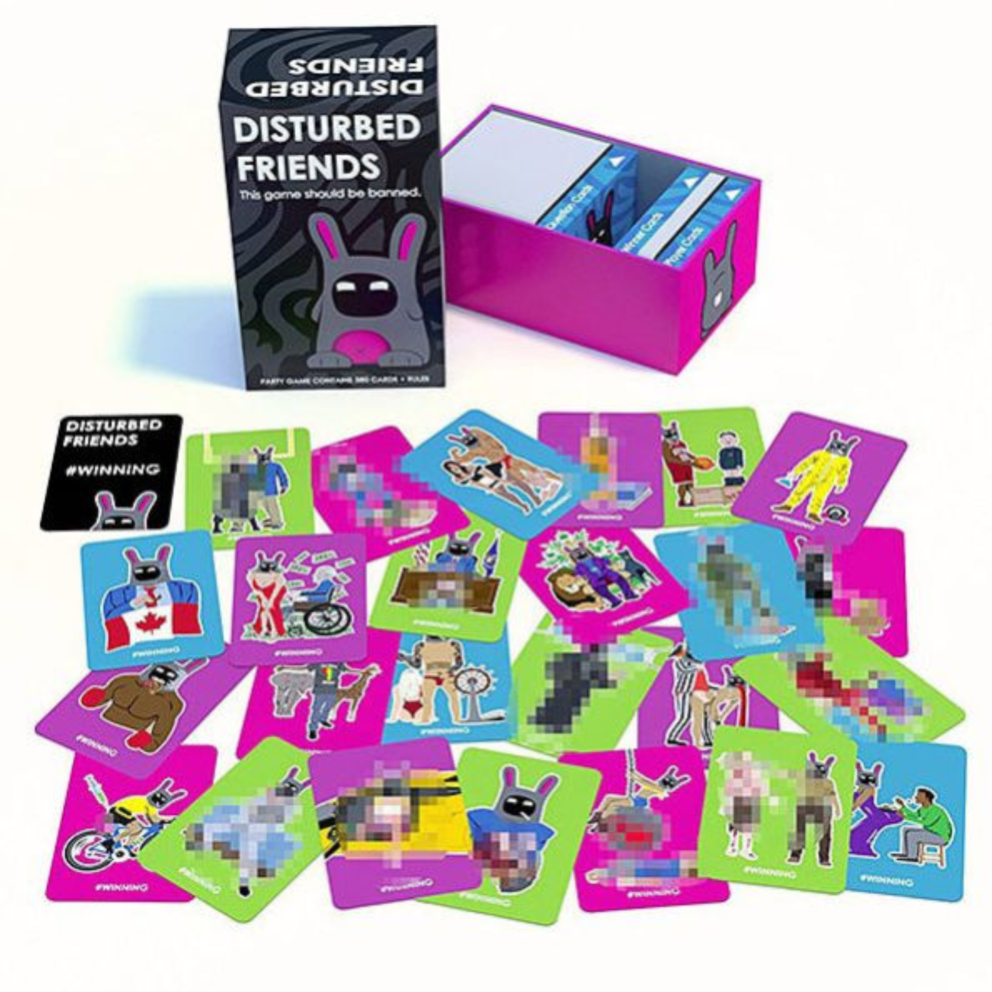 Disturbed Friends - Hilarious Party Card Game - 18 + Only