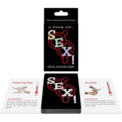 A Year of Sex – Adult Card Game - 18+ Only