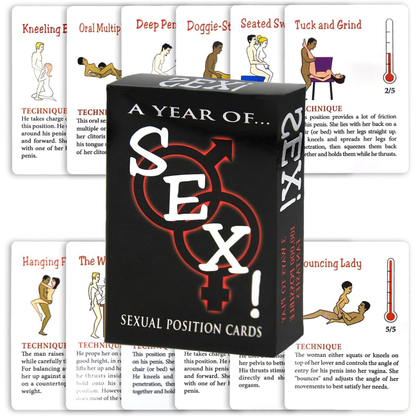A Year of Sex – Adult Card Game - 18+ Only