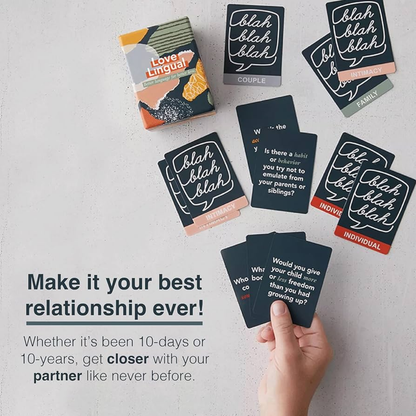 Love Language – The Game That Brings Hearts Closer - Couples Flirty Conversation Cards