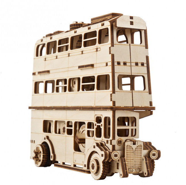 UGEARS The Knight Bus – Mechanical 3D Wooden Puzzle