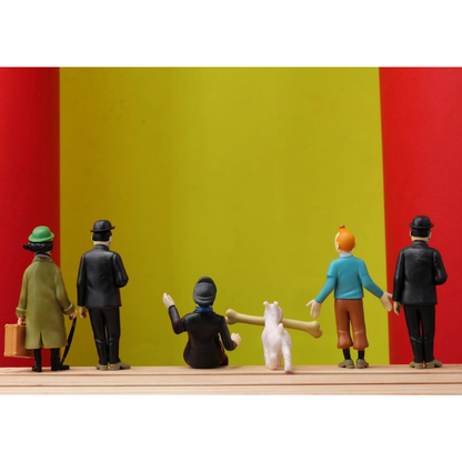 Figurines des personnages de Tintin et Milou