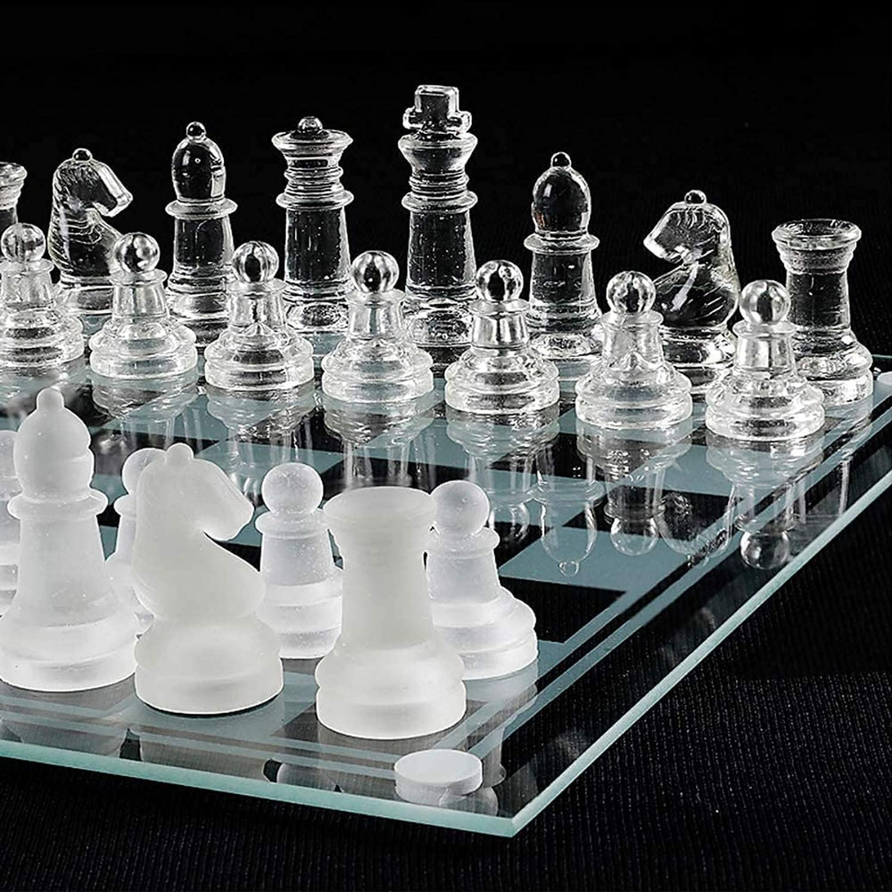 Frosted Glass Chess Set