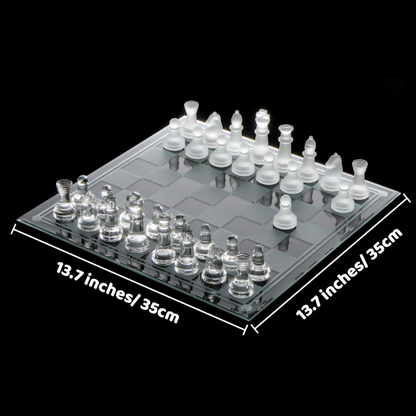 Frosted Glass Chess Set