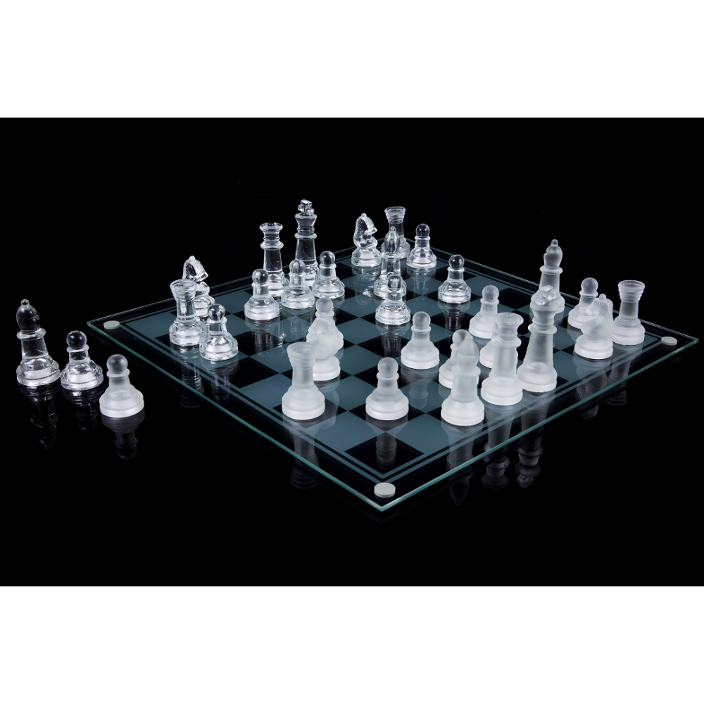 Frosted Glass Chess Set