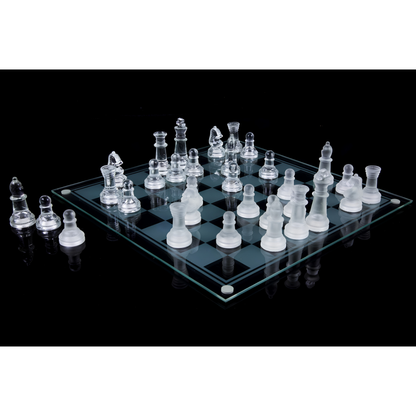 Frosted Glass Chess Set