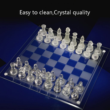 Frosted Glass Chess Set