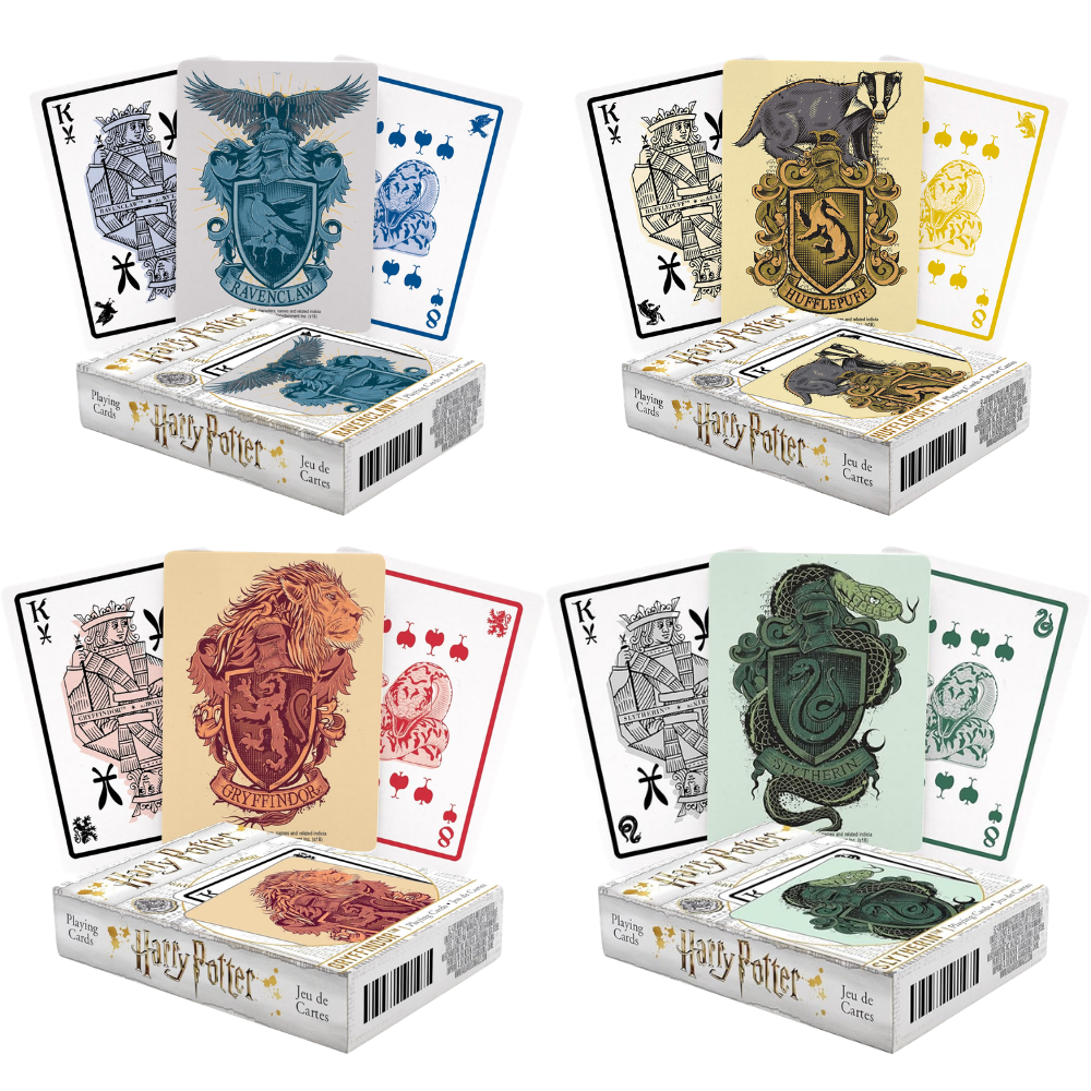 Harry Potter House Playing Cards
