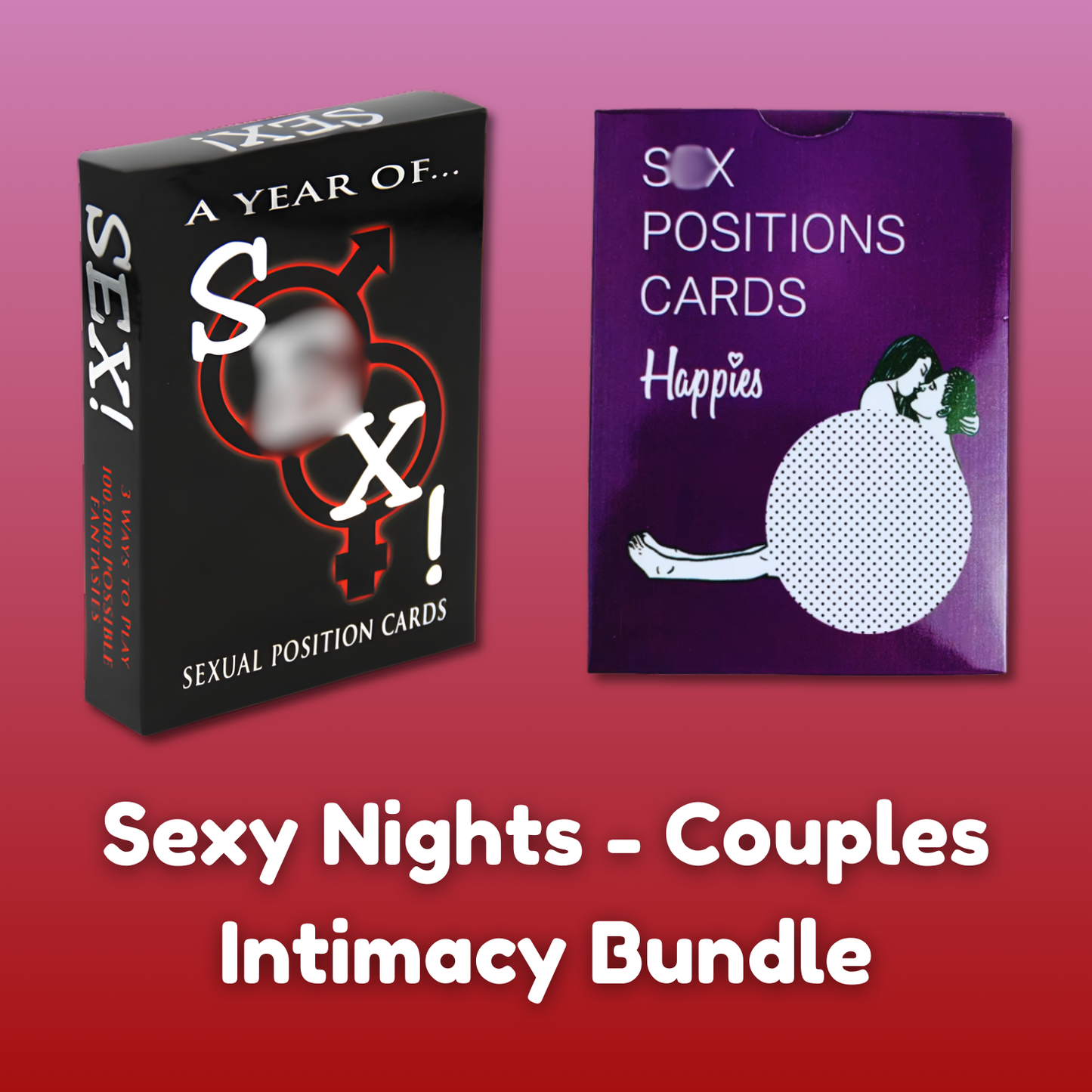 Sexy Nights – Couples Intimacy Card Game Bundle ❤️ 18+ Only