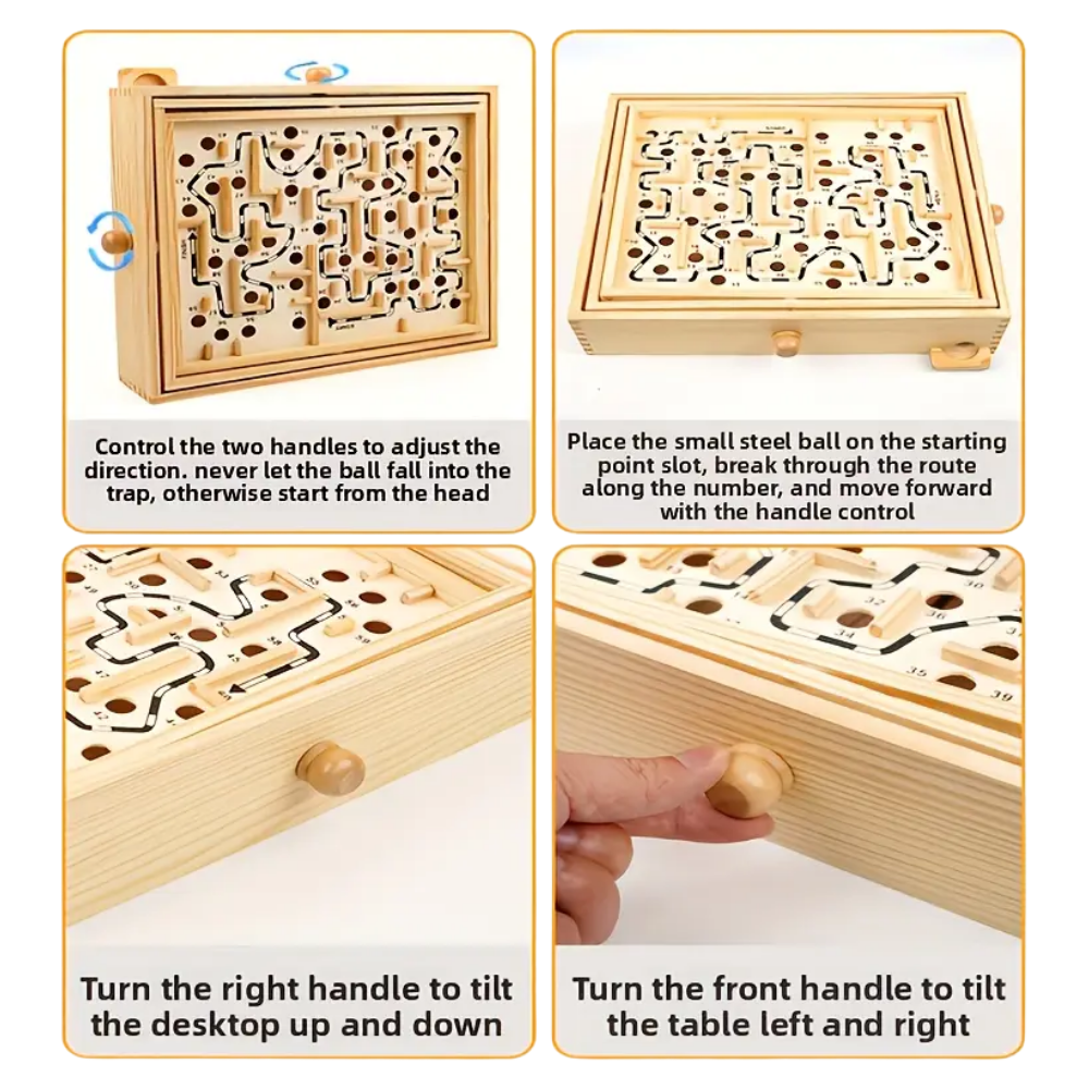 Labyrinth Wooden Maze Game