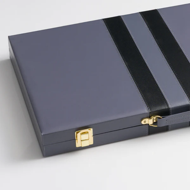 Leather Backgammon – Grey Edition