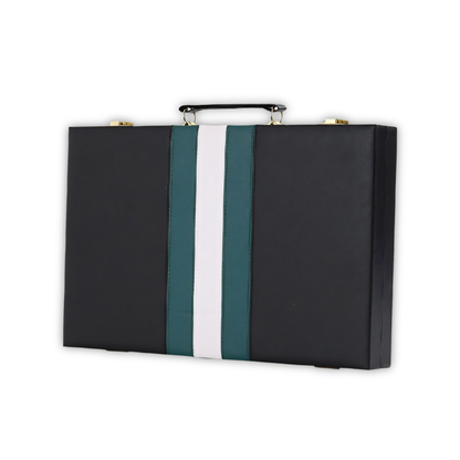 Leather Backgammon – Green
