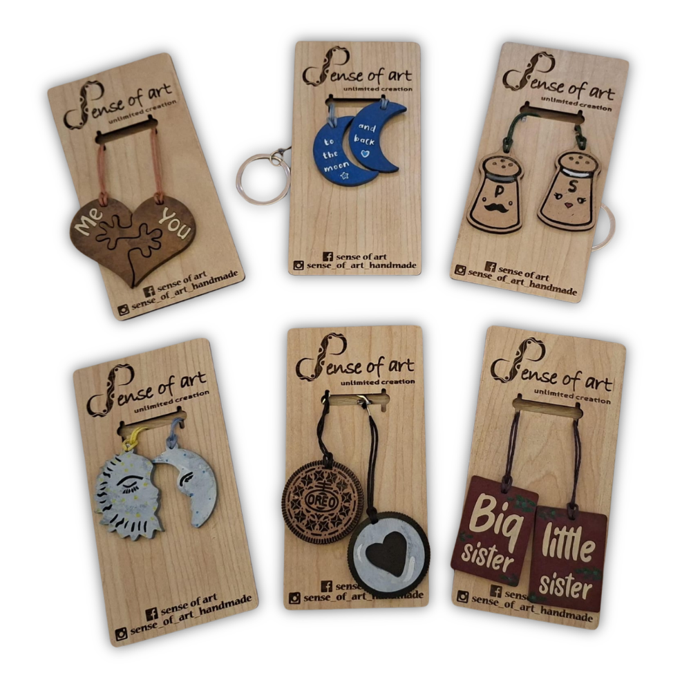 Meaningful Handmade Wooden Keychains