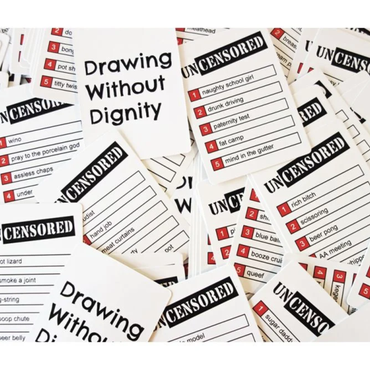 Drawing Without Dignity -  Adult Card Game - 18+ Only