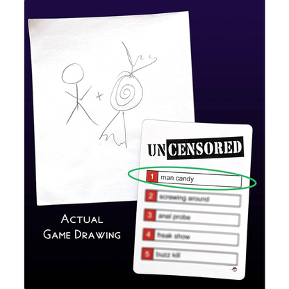 Drawing Without Dignity -  Adult Card Game - 18+ Only
