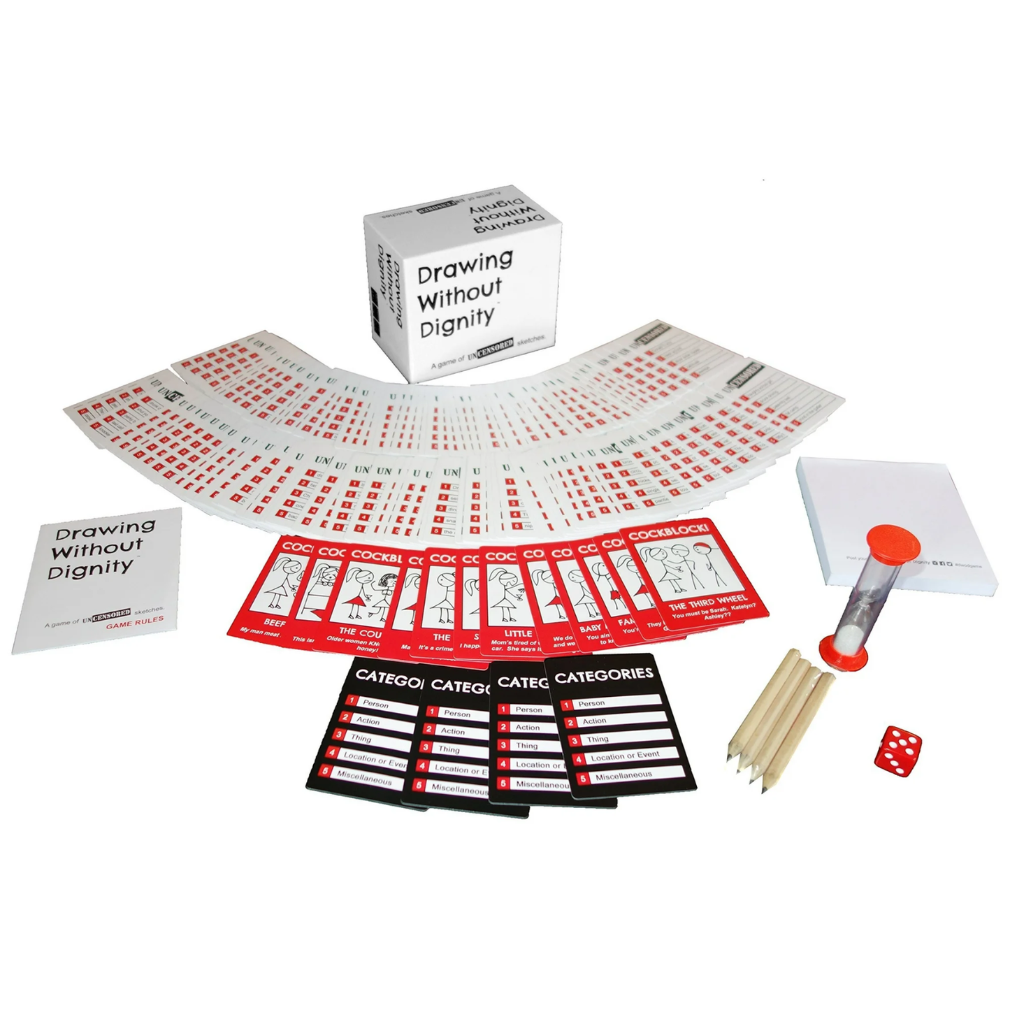 Drawing Without Dignity -  Adult Card Game - 18+ Only