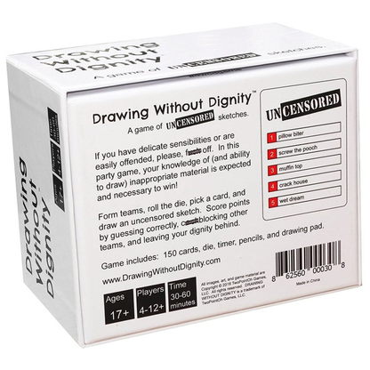 Drawing Without Dignity -  Adult Card Game - 18+ Only