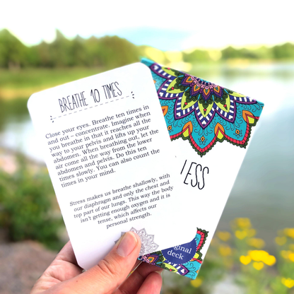Stress Less Cards - Stress Less Cards – A Daily Deck for Calm & Mindfulness - 50+ guided prompts for relaxation